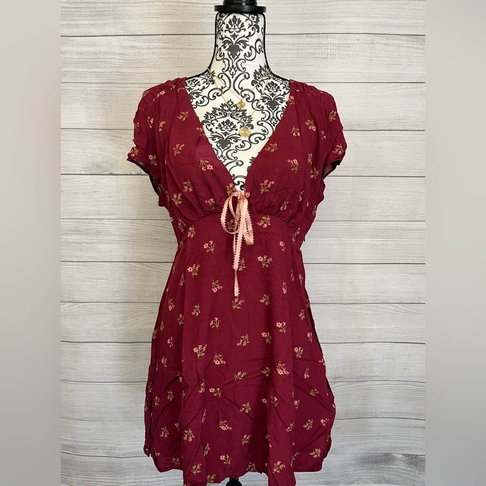 Free People | NWT Floral Mini Dress - Picture 3 of 10
